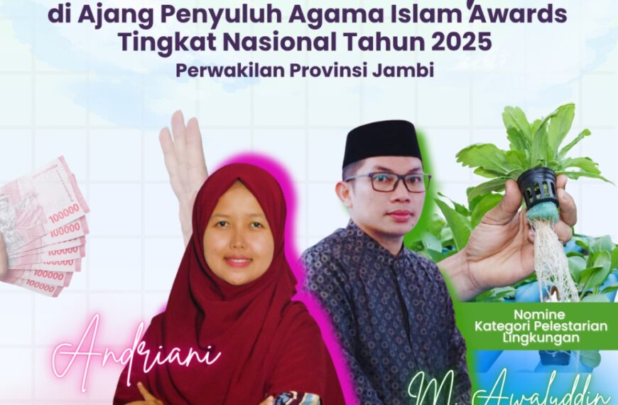 Dua Penyuluh Agama Islam Tanjung Jabung Timur Wakili Jambi di Final PAI Awards Nasional 2025
